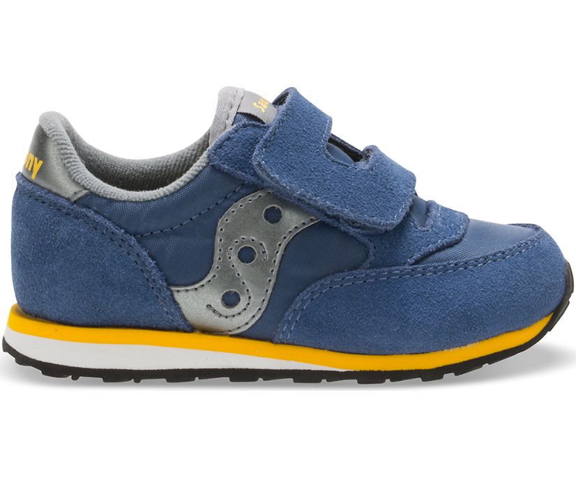 Tenis Saucony Baby Jazz Hook & Loop Niños Azules Grises | México 708YXFU